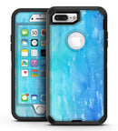 Blue 082 Absorbed Watercolor Texture - iPhone 7 Plus/8 Plus OtterBox Case & Skin Kits