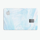 Blue 191 Textured Marble - Premium Protective Decal Skin-Kit for the Apple Credit Card