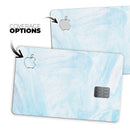 Blue 191 Textured Marble - Premium Protective Decal Skin-Kit for the Apple Credit Card