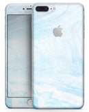 Blue 191 Textured Marble - Skin-kit for the iPhone 8 or 8 Plus