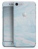 Blue 191 Textured Marble - Skin-kit for the iPhone 8 or 8 Plus