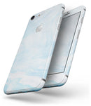 Blue 191 Textured Marble - Skin-kit for the iPhone 8 or 8 Plus