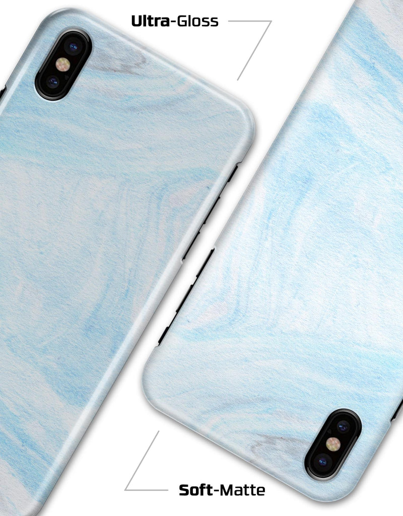 Blue 191 Textured Marble - iPhone X Clipit Case