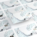 Blue 19 Textured Marble - Premium Protective Decal Skin-Kit for the Apple Credit Card