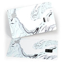 Blue 19 Textured Marble - Premium Protective Decal Skin-Kit for the Apple Credit Card