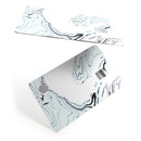 Blue 19 Textured Marble - Premium Protective Decal Skin-Kit for the Apple Credit Card