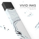 Blue 19 Textured Marble - Premium Decal Protective Skin-Wrap Sticker compatible with the Juul Labs vaping device