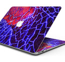 Blue Red Dragon Vein Agate - Skin Decal Wrap Kit Compatible with the Apple MacBook Pro, Pro with Touch Bar or Air (11", 12", 13", 15" & 16" - All Versions Available)
