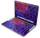 Blue Red Dragon Vein Agate - Skin Decal Wrap Kit Compatible with the Apple MacBook Pro, Pro with Touch Bar or Air (11", 12", 13", 15" & 16" - All Versions Available)