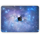 Blue & Purple Mixed Universe - Skin Decal Wrap Kit Compatible with the Apple MacBook Pro, Pro with Touch Bar or Air (11", 12", 13", 15" & 16" - All Versions Available)
