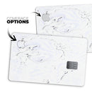 Blue 22 Textured Marble - Premium Protective Decal Skin-Kit for the Apple Credit Card