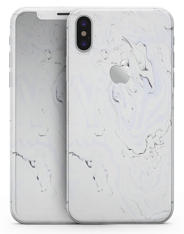 Blue 22 Textured Marble - iPhone X Skin-Kit
