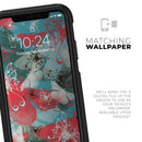 Blue & Coral Abstract Butterfly Sprout - Skin Kit for the iPhone OtterBox Cases