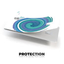 Blue & Green Watercolor Swirl - Premium Protective Decal Skin-Kit for the Apple Credit Card