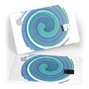 Blue & Green Watercolor Swirl - Premium Protective Decal Skin-Kit for the Apple Credit Card