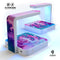Blue & Pink Acrylic Abstract Paint UV Germicidal Sanitizing Sterilizing Wireless Smart Phone Screen Cleaner + Charging Station