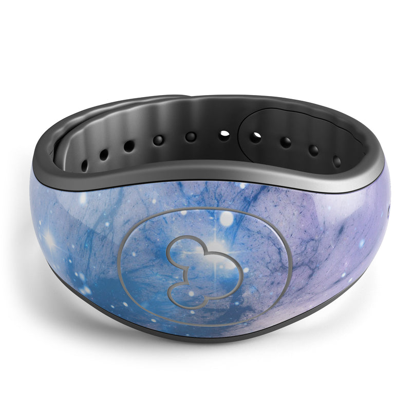 Blue & Purple Mixed Universe - Decal Skin Wrap Kit for the Disney Magic Band