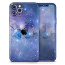 Blue & Purple Mixed Universe  - Protective Skin Wrap & Decal – Compatible with iPhone SE to iPhone 17 Pro Max (All Models)