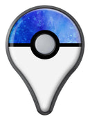 Blue 275 Absorbed Watercolor Texture Pokémon GO Plus Vinyl Protective Decal Skin Kit