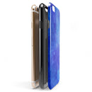 Blue 275 Absorbed Watercolor Texture iPhone 6/6s or 6/6s Plus 2-Piece Hybrid INK-Fuzed Case