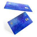 Blue 275 Absorbed Watercolor Texture - Premium Protective Decal Skin-Kit for the Apple Credit Card