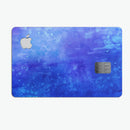 Blue 275 Absorbed Watercolor Texture - Premium Protective Decal Skin-Kit for the Apple Credit Card