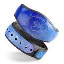 Blue 275 Absorbed Watercolor Texture - Decal Skin Wrap Kit for the Disney Magic Band