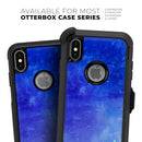 Blue 275 Absorbed Watercolor Texture - Skin Kit for the iPhone OtterBox Cases