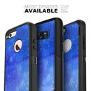 Blue 275 Absorbed Watercolor Texture - Skin Kit for the iPhone OtterBox Cases