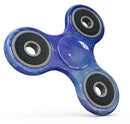 Blue 275 Absorbed Watercolor Texture Full-Body Fidget Spinner Skin-Kit