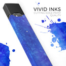 Blue 275 Absorbed Watercolor Texture - Premium Decal Protective Skin-Wrap Sticker compatible with the Juul Labs vaping device