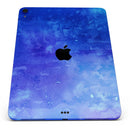 Blue 275 Absorbed Watercolor Texture - Full Body Skin Decal for the Apple iPad Pro 12.9", 11", 10.5", 9.7", Air or Mini (All Models Available)