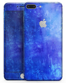 Blue 275 Absorbed Watercolor Texture - Skin-kit for the iPhone 8 or 8 Plus