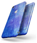 Blue 275 Absorbed Watercolor Texture - Skin-kit for the iPhone 8 or 8 Plus