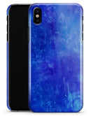 Blue 275 Absorbed Watercolor Texture - iPhone X Clipit Case