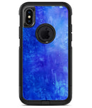 Blue 275 Absorbed Watercolor Texture - iPhone X OtterBox Case & Skin Kits