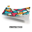 Blue, Orange, and Red Zig Zags - Premium Protective Decal Skin-Kit for the Apple Credit Card