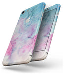 Blue 2 Absorbed Watercolor Texture - Skin-kit for the iPhone 8 or 8 Plus