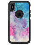 Blue 2 Absorbed Watercolor Texture - iPhone X OtterBox Case & Skin Kits
