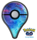 Blue 34222 Absorbed Watercolor Texture Pokémon GO Plus Vinyl Protective Decal Skin Kit