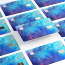 Blue 34222 Absorbed Watercolor Texture - Premium Protective Decal Skin-Kit for the Apple Credit Card