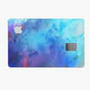 Blue 34222 Absorbed Watercolor Texture - Premium Protective Decal Skin-Kit for the Apple Credit Card