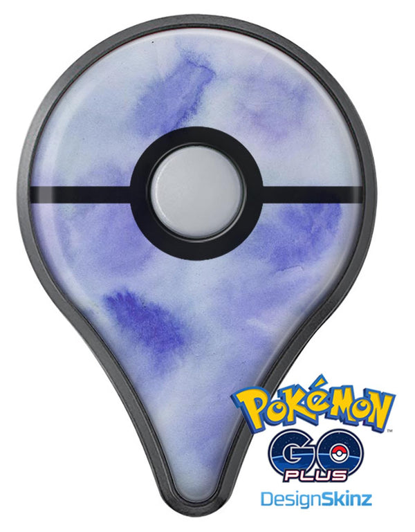 Blue 3 Absorbed Watercolor Texture Pokémon GO Plus Vinyl Protective Decal Skin Kit