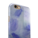 Blue 3 Absorbed Watercolor Texture iPhone 6/6s or 6/6s Plus 2-Piece Hybrid INK-Fuzed Case