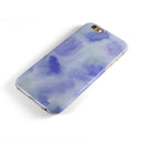Blue 3 Absorbed Watercolor Texture iPhone 6/6s or 6/6s Plus 2-Piece Hybrid INK-Fuzed Case