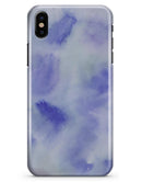 Blue 3 Absorbed Watercolor Texture - iPhone X Clipit Case