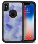 Blue 3 Absorbed Watercolor Texture - iPhone X OtterBox Case & Skin Kits
