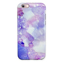 Blue 4 Absorbed Watercolor Texture iPhone 6/6s or 6/6s Plus 2-Piece Hybrid INK-Fuzed Case