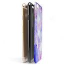 Blue 4 Absorbed Watercolor Texture iPhone 6/6s or 6/6s Plus 2-Piece Hybrid INK-Fuzed Case