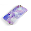 Blue 4 Absorbed Watercolor Texture iPhone 6/6s or 6/6s Plus 2-Piece Hybrid INK-Fuzed Case